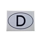 Aufkleber D Deutschland Klein